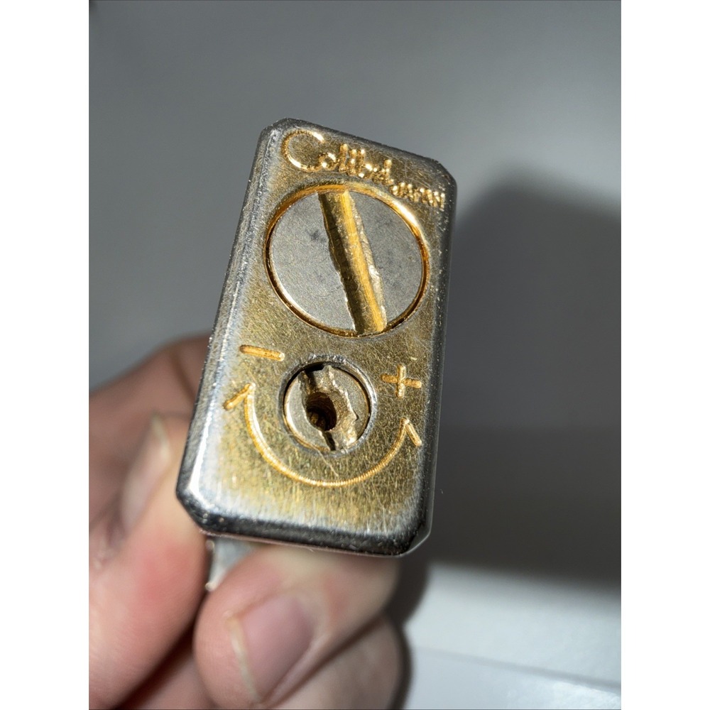 Vintage Colibri  Gold-Tone Lighter Made In Japan Has Engraving A21 - Picture 5 of 6